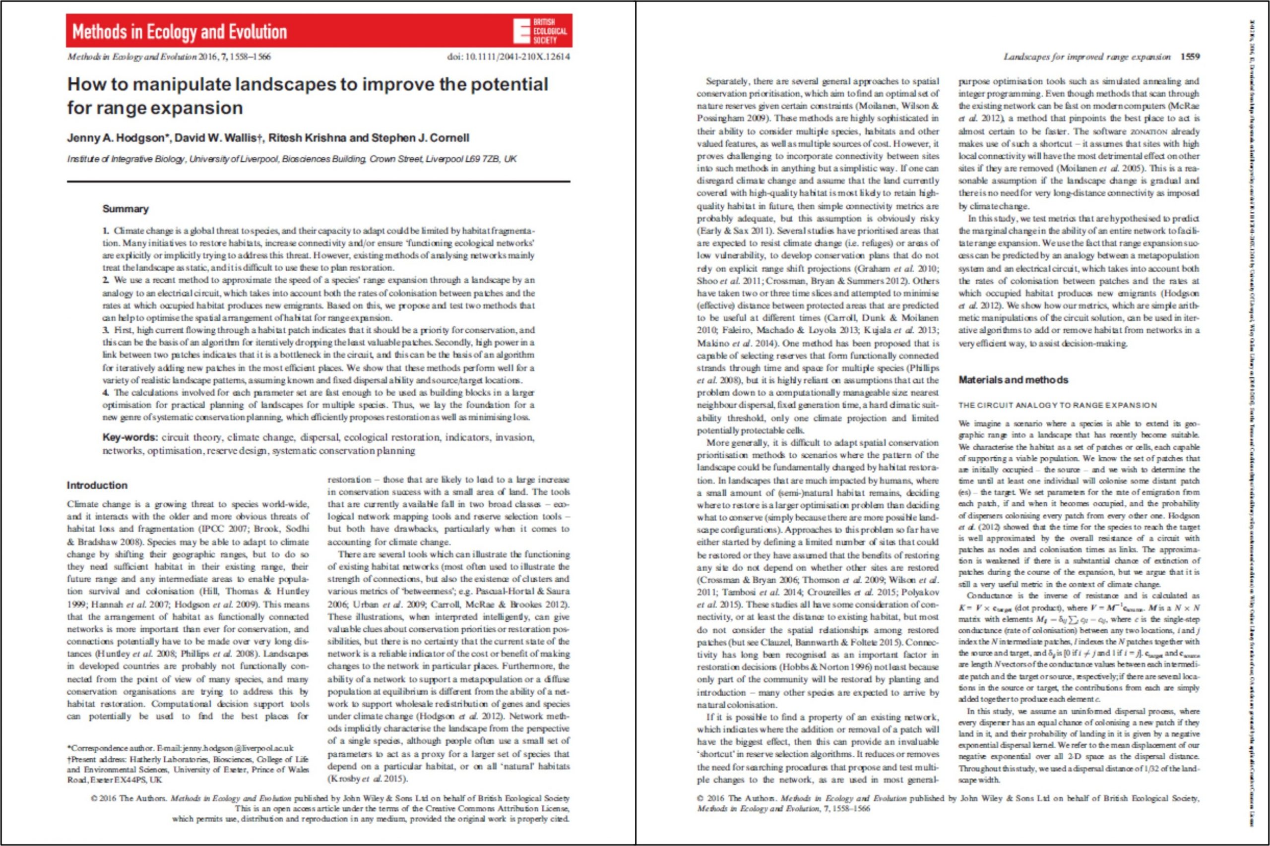 A 5-minute version of the latest Condatis paper